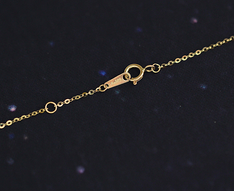 Gold necklace #02