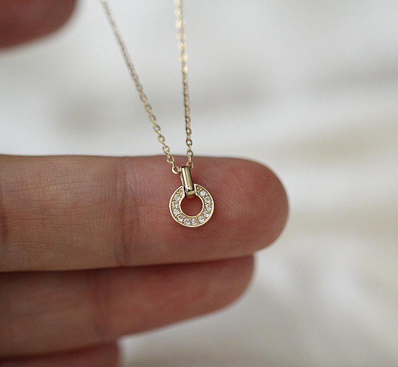 Gold necklace #10