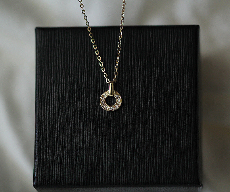 Gold necklace #10