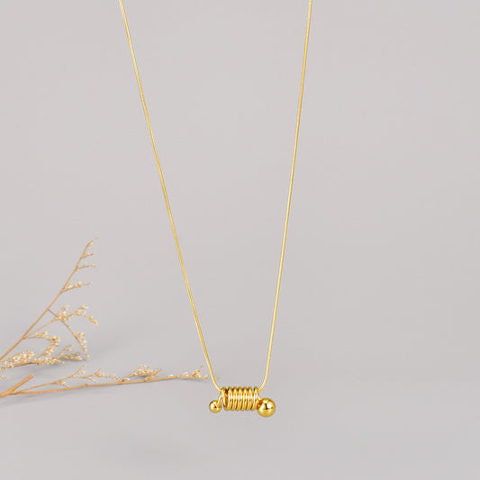 18k #17 plated necklace