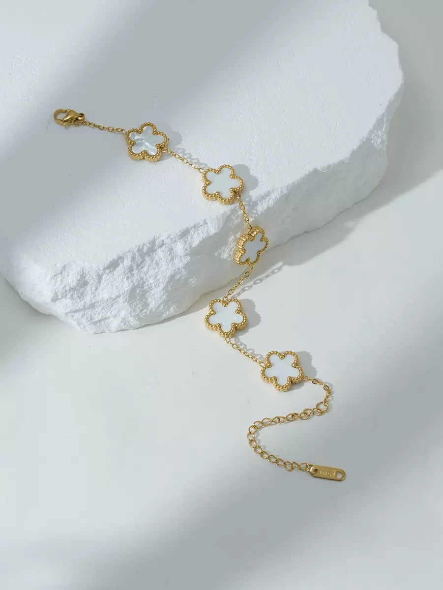 pulseira banhada a ouro #12