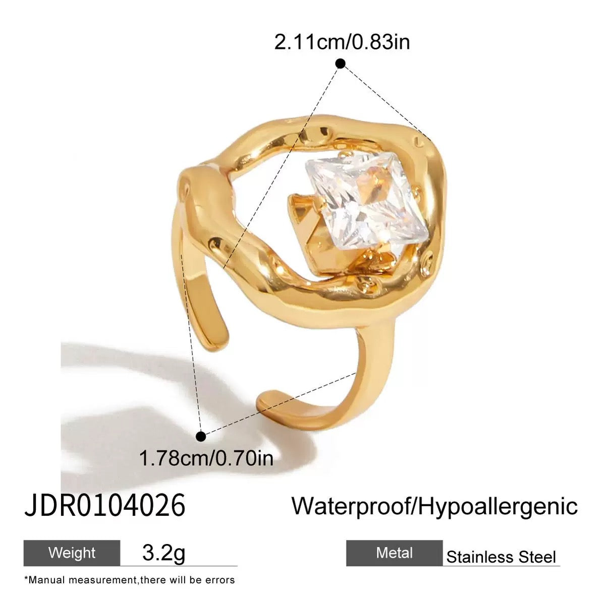 Anél de luxo leve #16