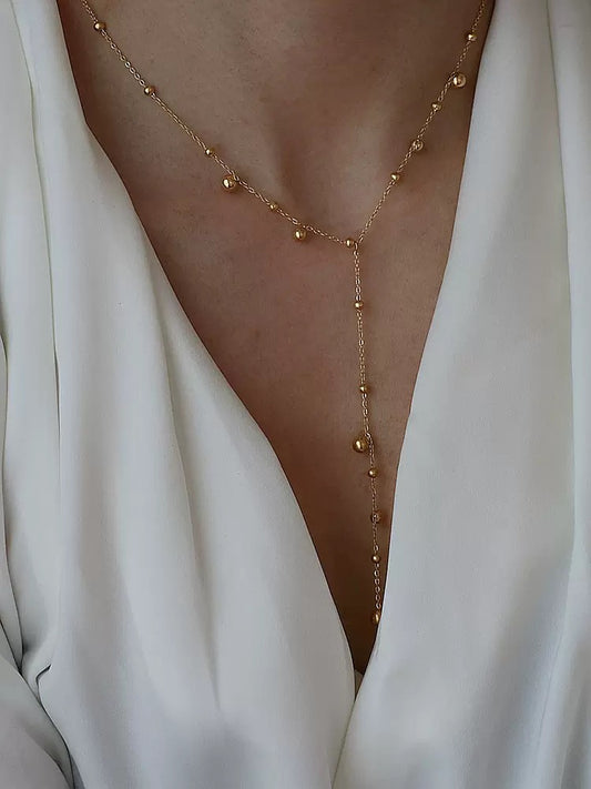 Gold plated necklace #74