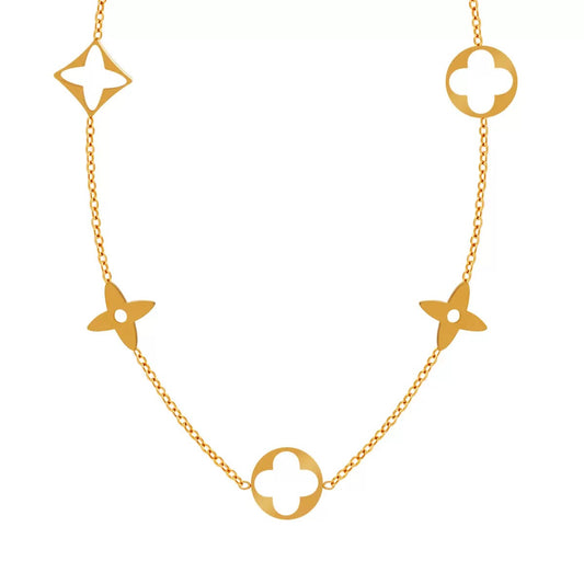 Colar banhado a ouro #41