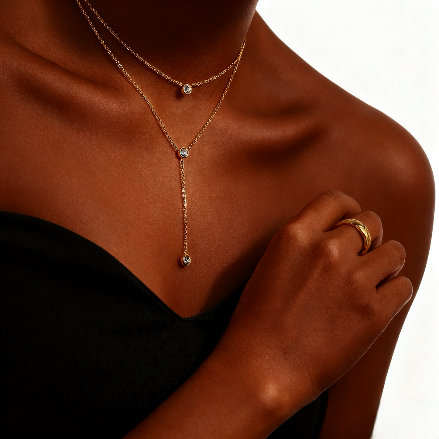 Colar banhado a ouro #46