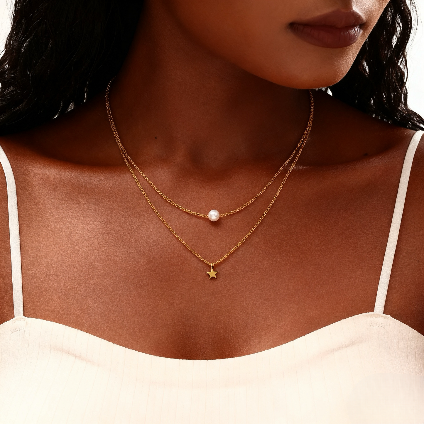 Colar banhado a ouro #33