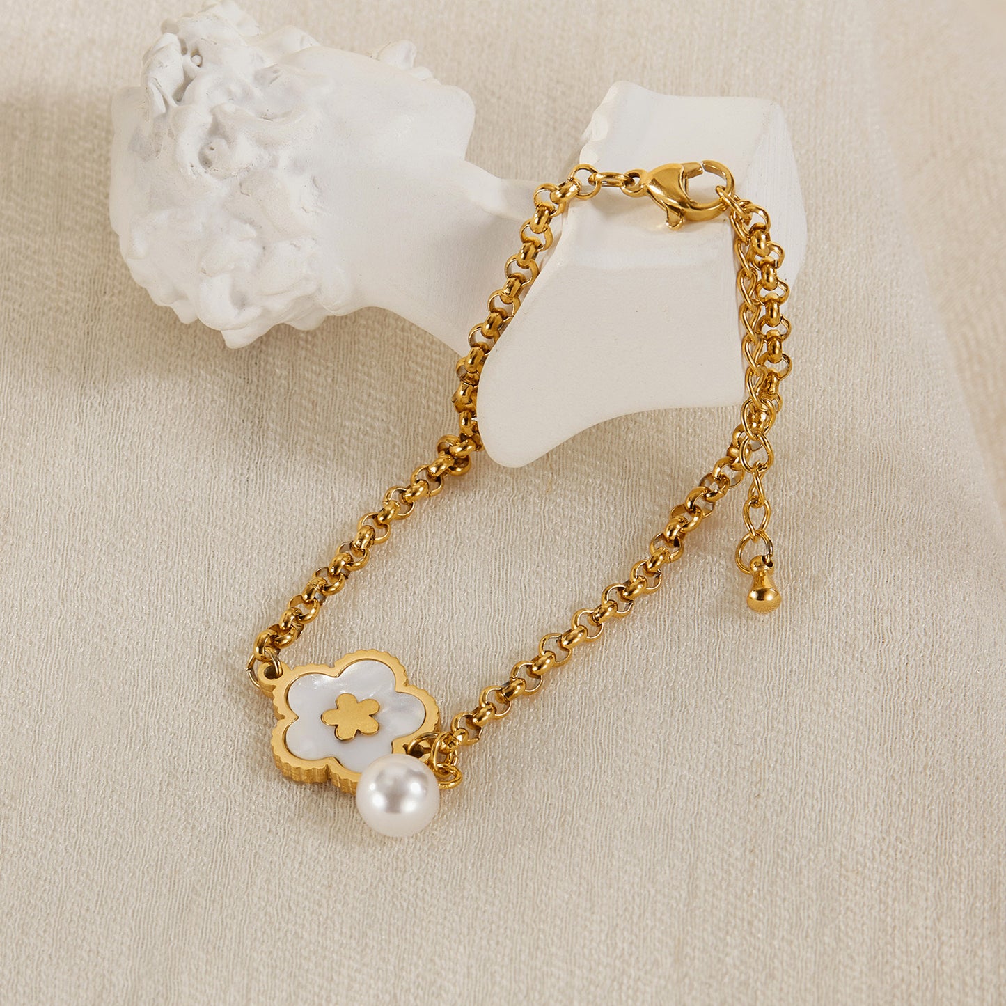 pulseira banhada a ouro #42