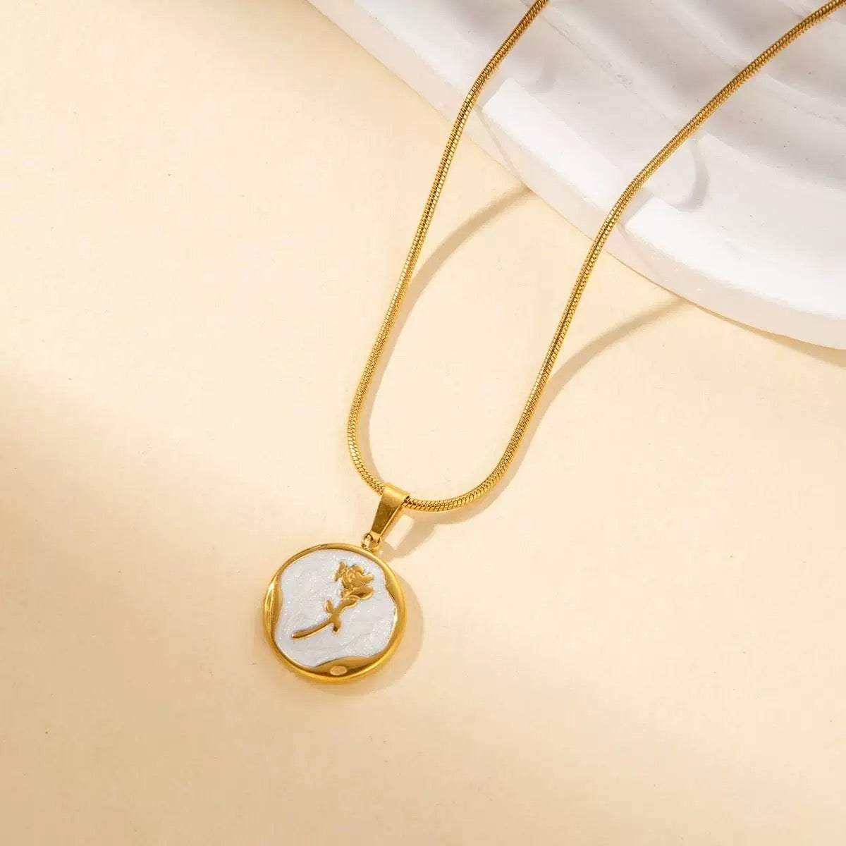 Gold plated necklace #25