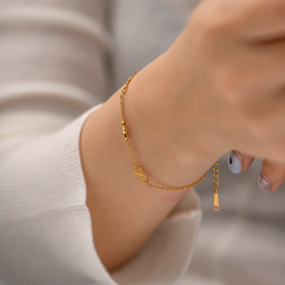 pulseira banhada a ouro #45