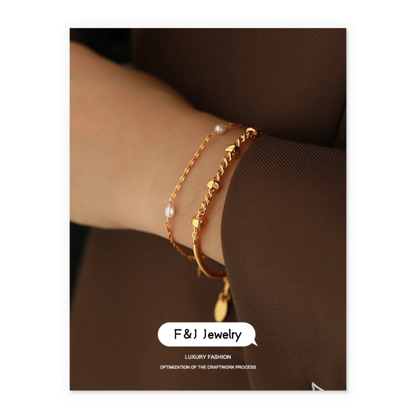 Pulseira de luxo leve #18