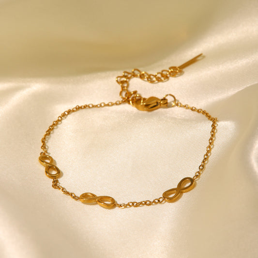 pulseira banhada a ouro #45