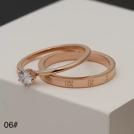 #06 stainless steel ring