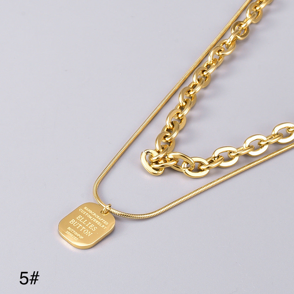 Colar banhado 18k #05