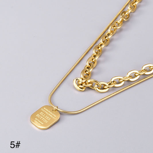 Colar banhado 18k #05