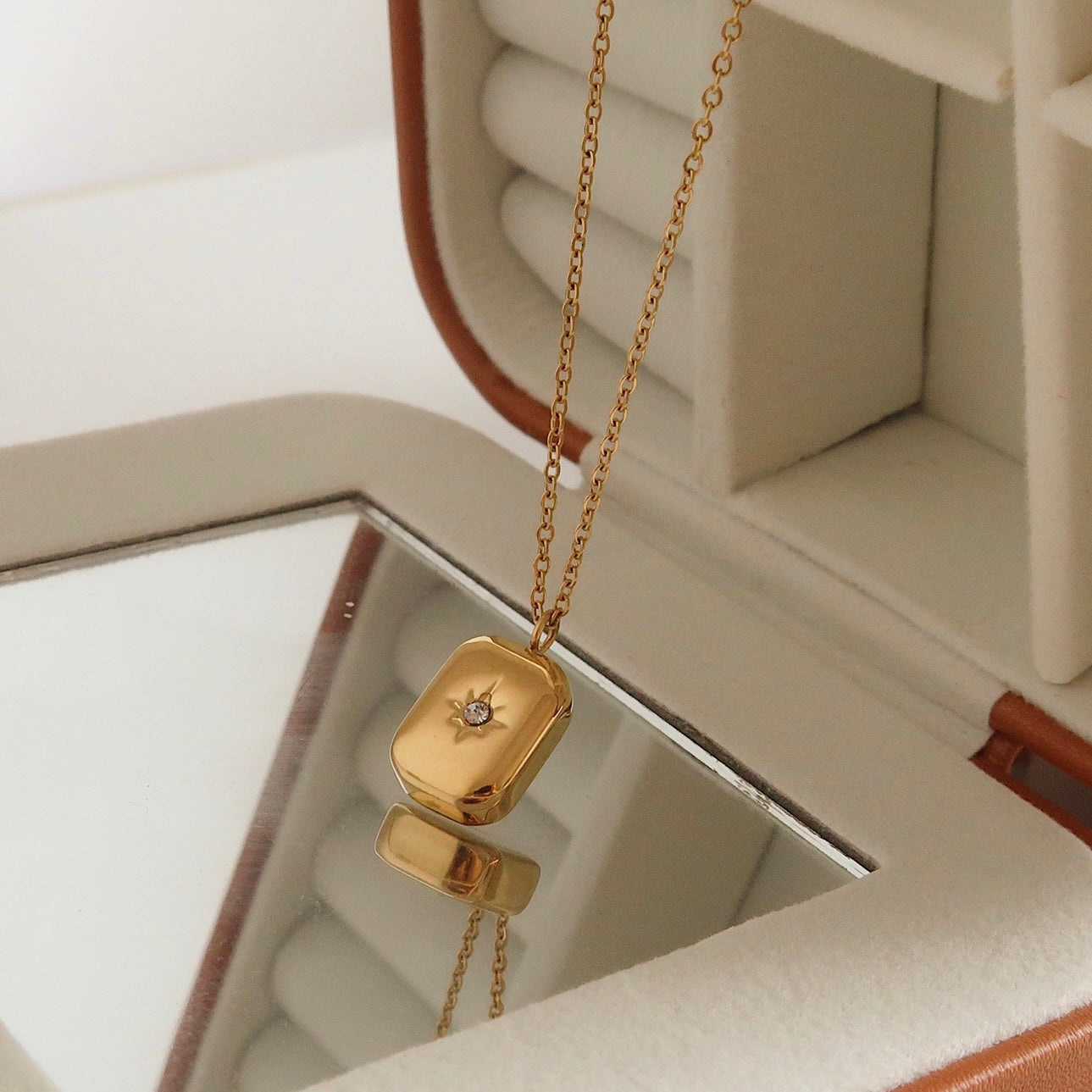 18k #28 plated necklace