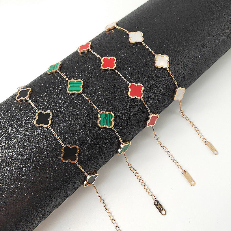 pulseira banhada a ouro #12