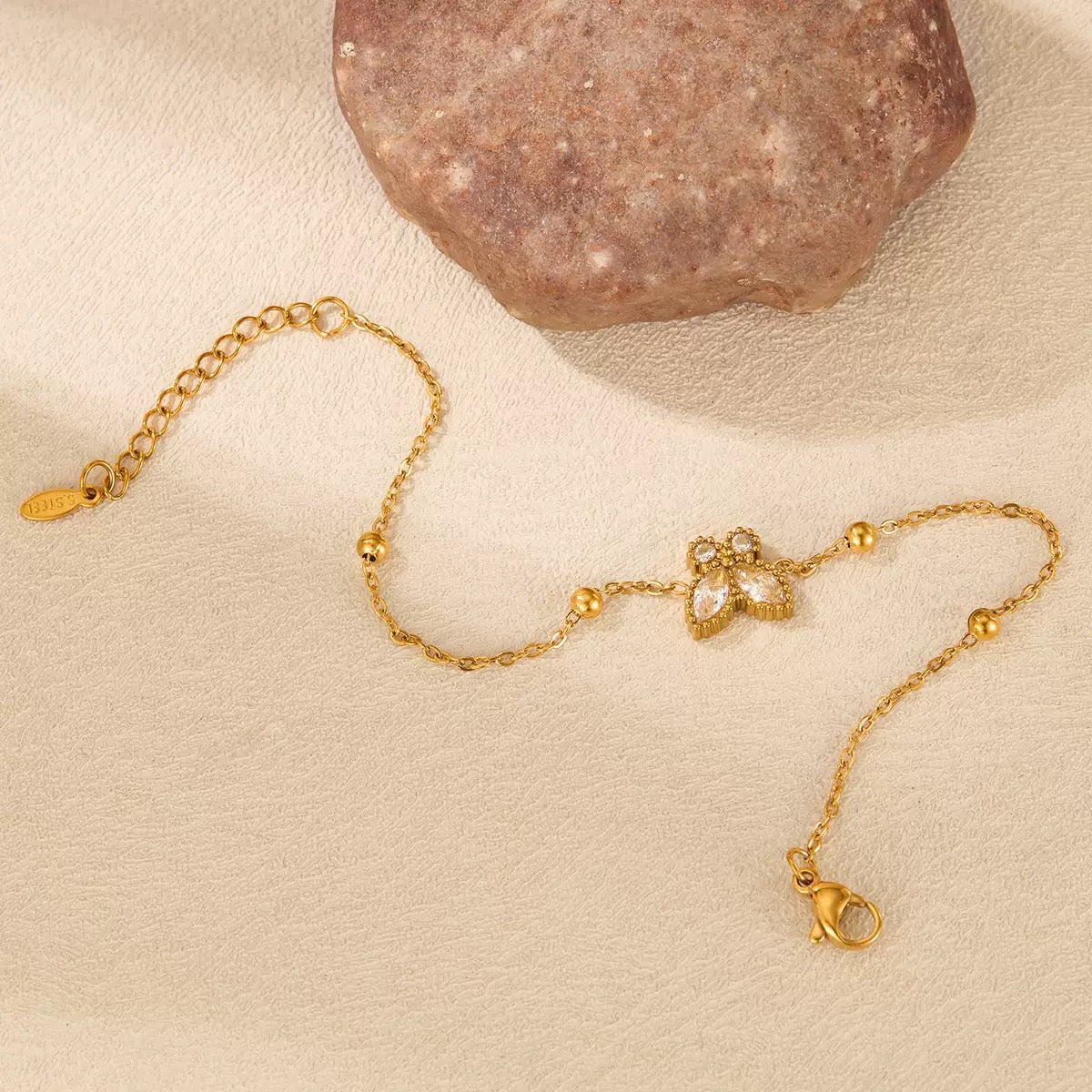 pulseira banhada a ouro #05