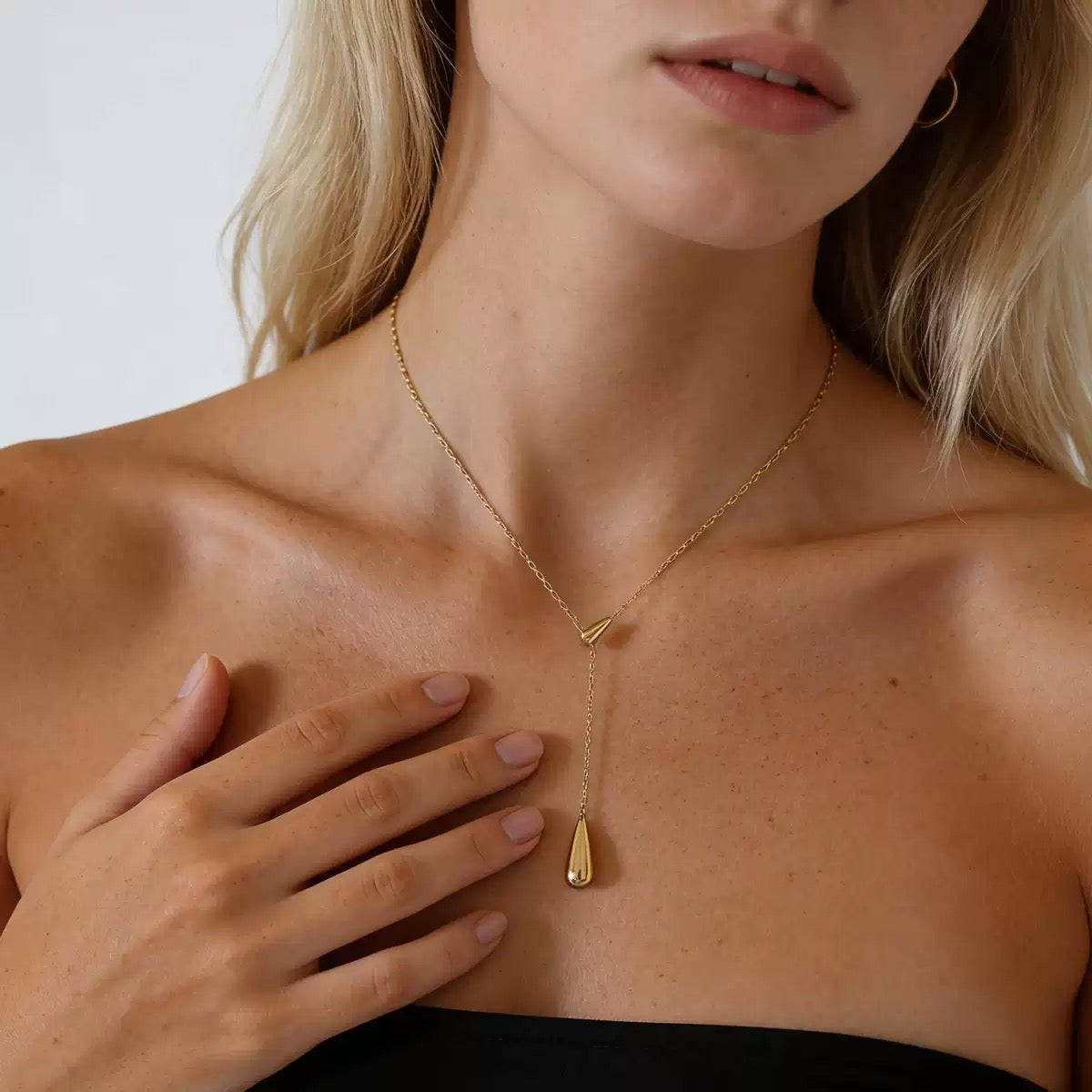 18k plated necklace #01