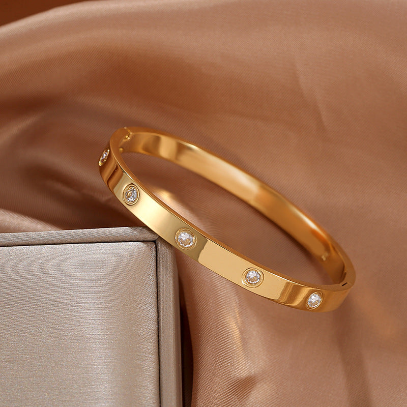 gold plated bracelet #33