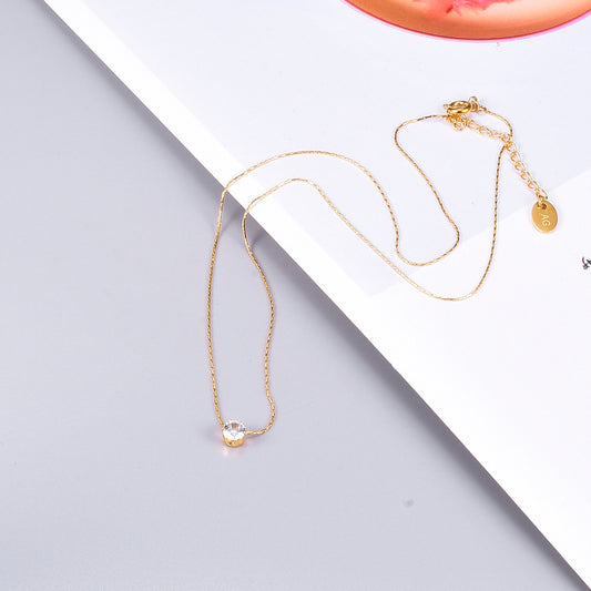 Gold plated necklace #23