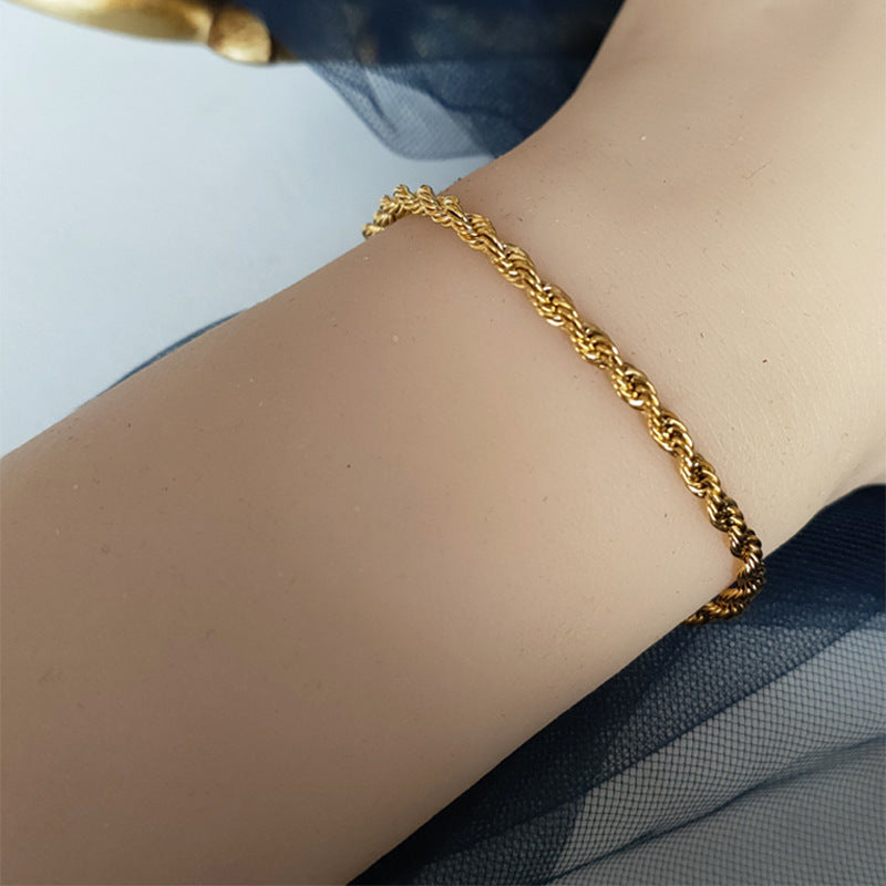 gold plated bracelet #18