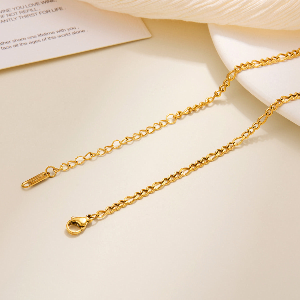 pulseira banhada a ouro #43