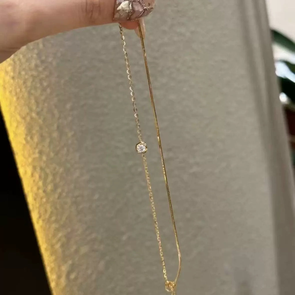 pulseira banhada a ouro #51