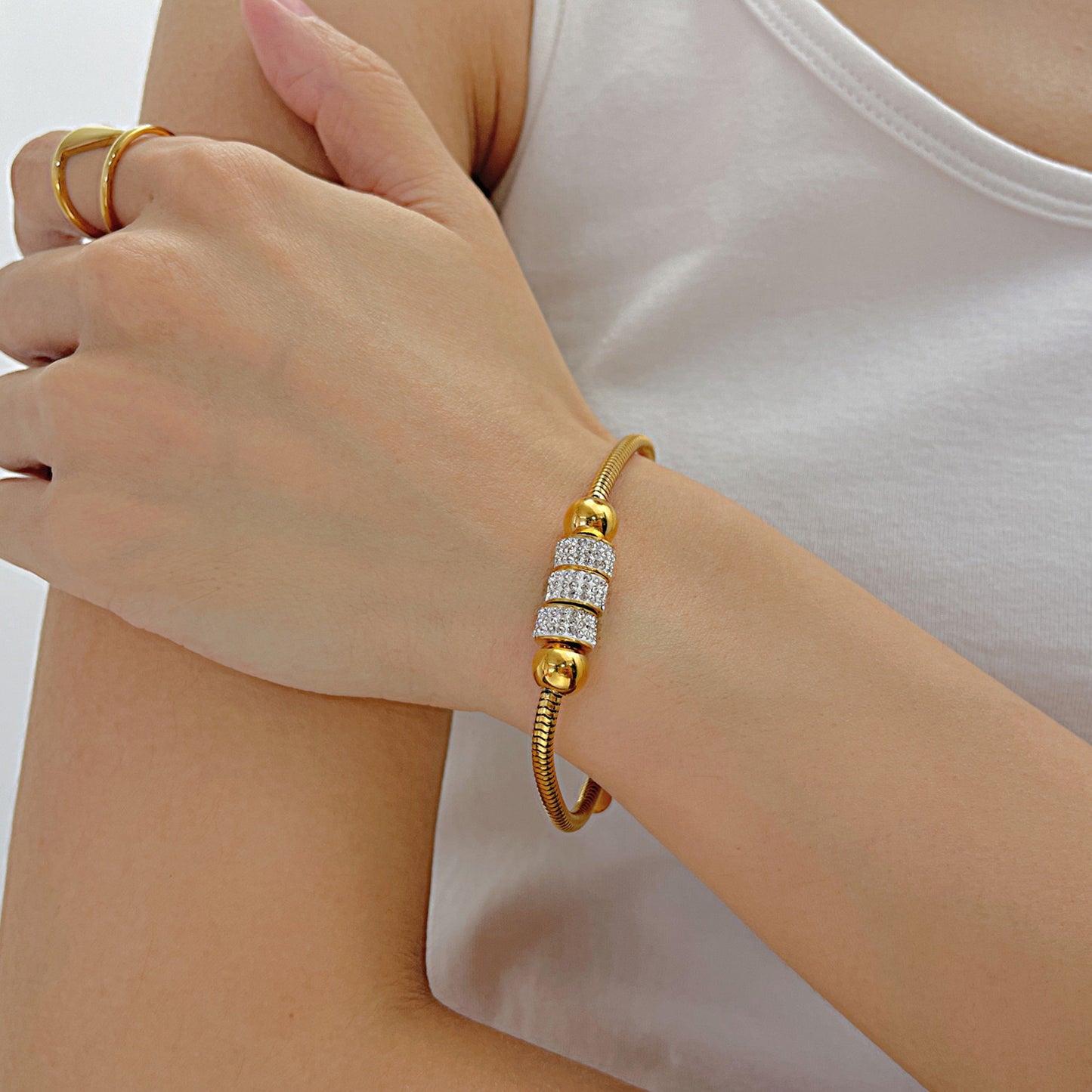 gold plated bracelet #32