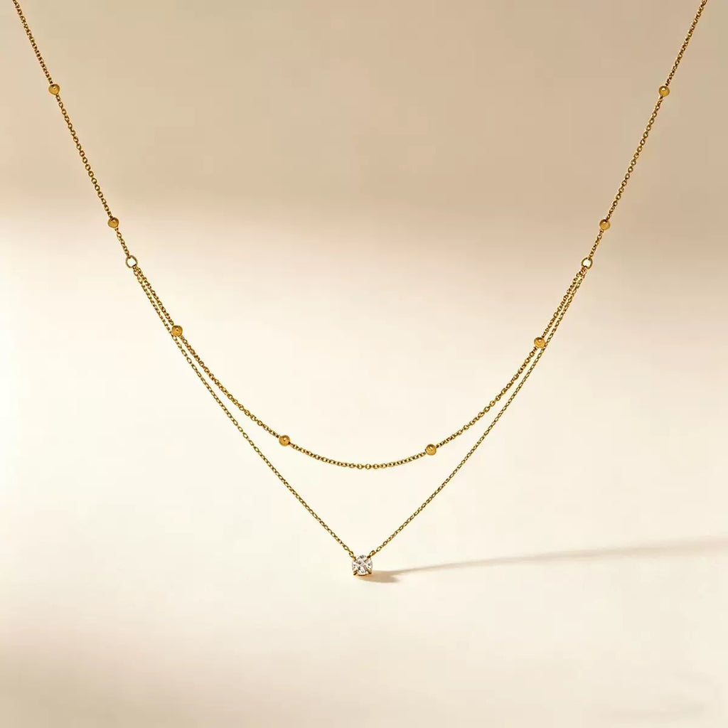 Colar banhado a ouro #11