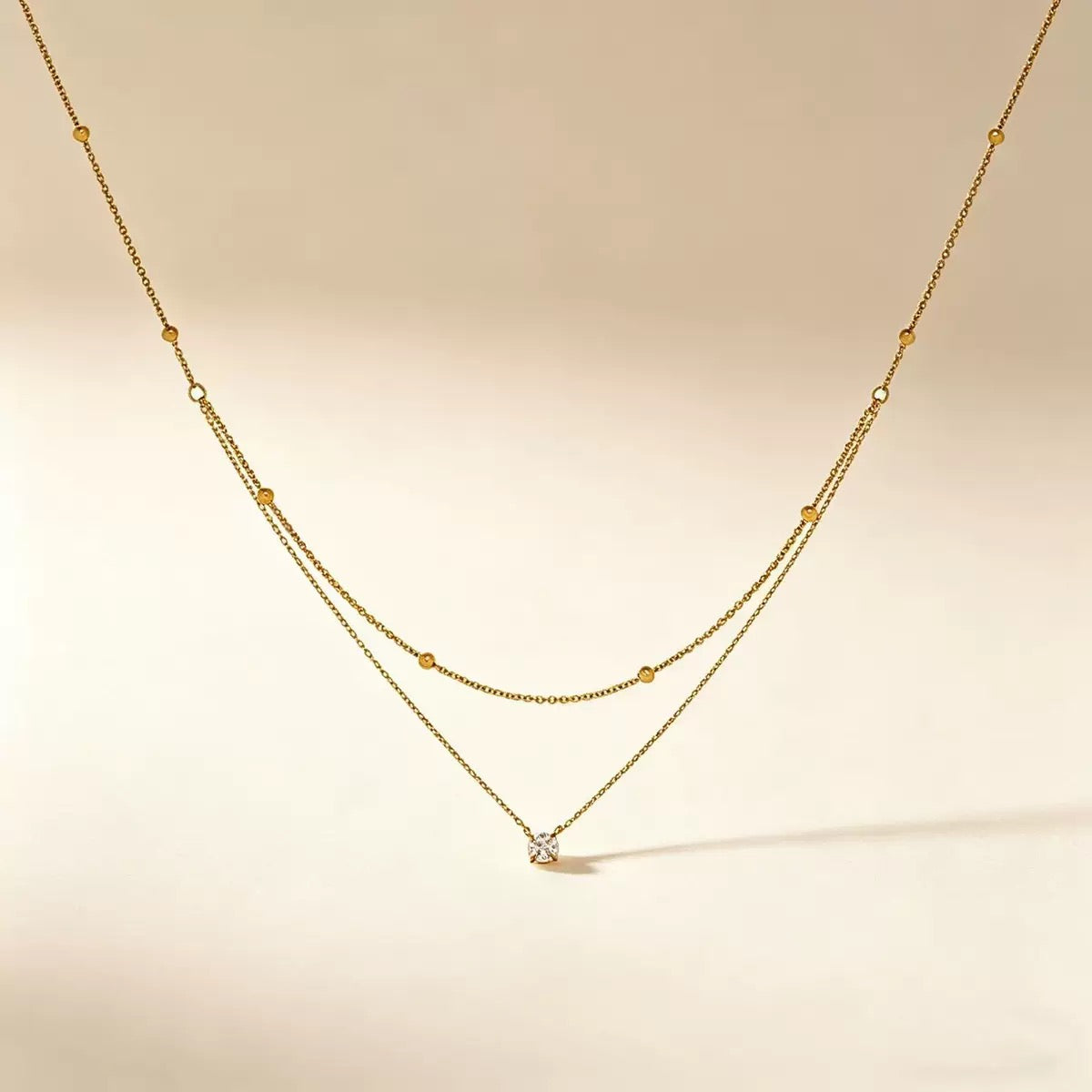 Colar banhado a ouro #11