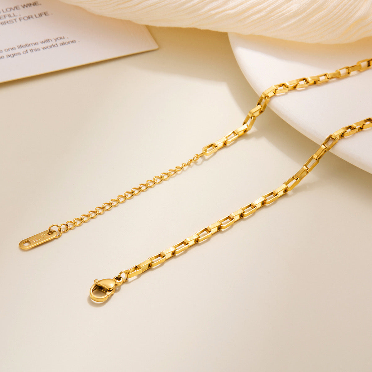 pulseira banhada a ouro #43