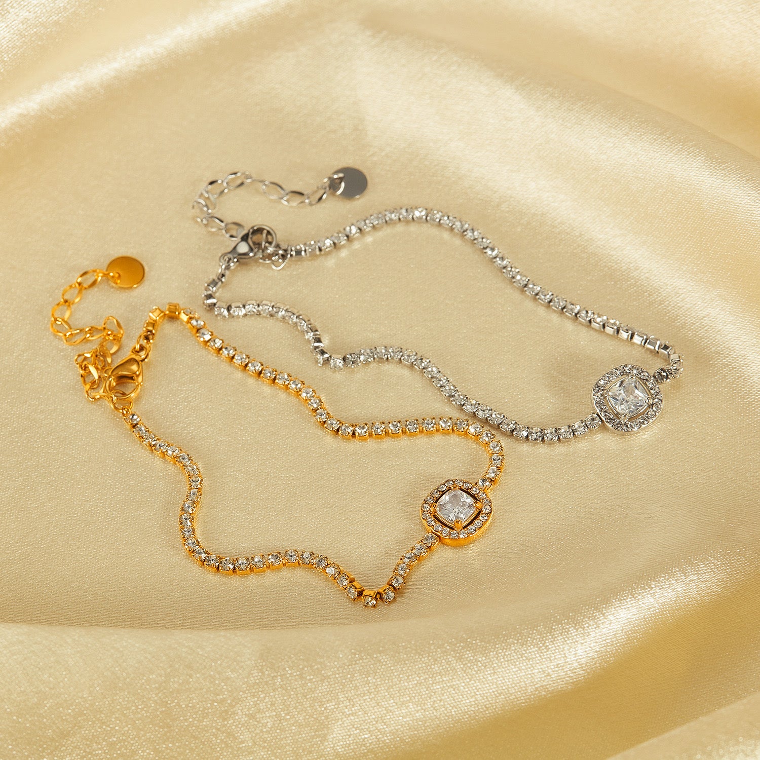 pulseira banhada a ouro #24