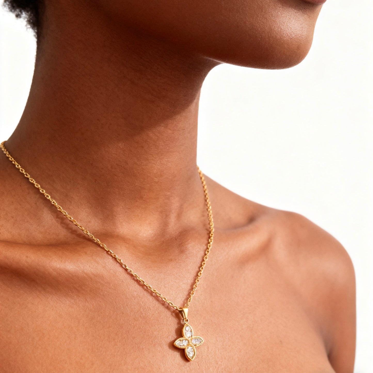 Colar banhado a ouro #21