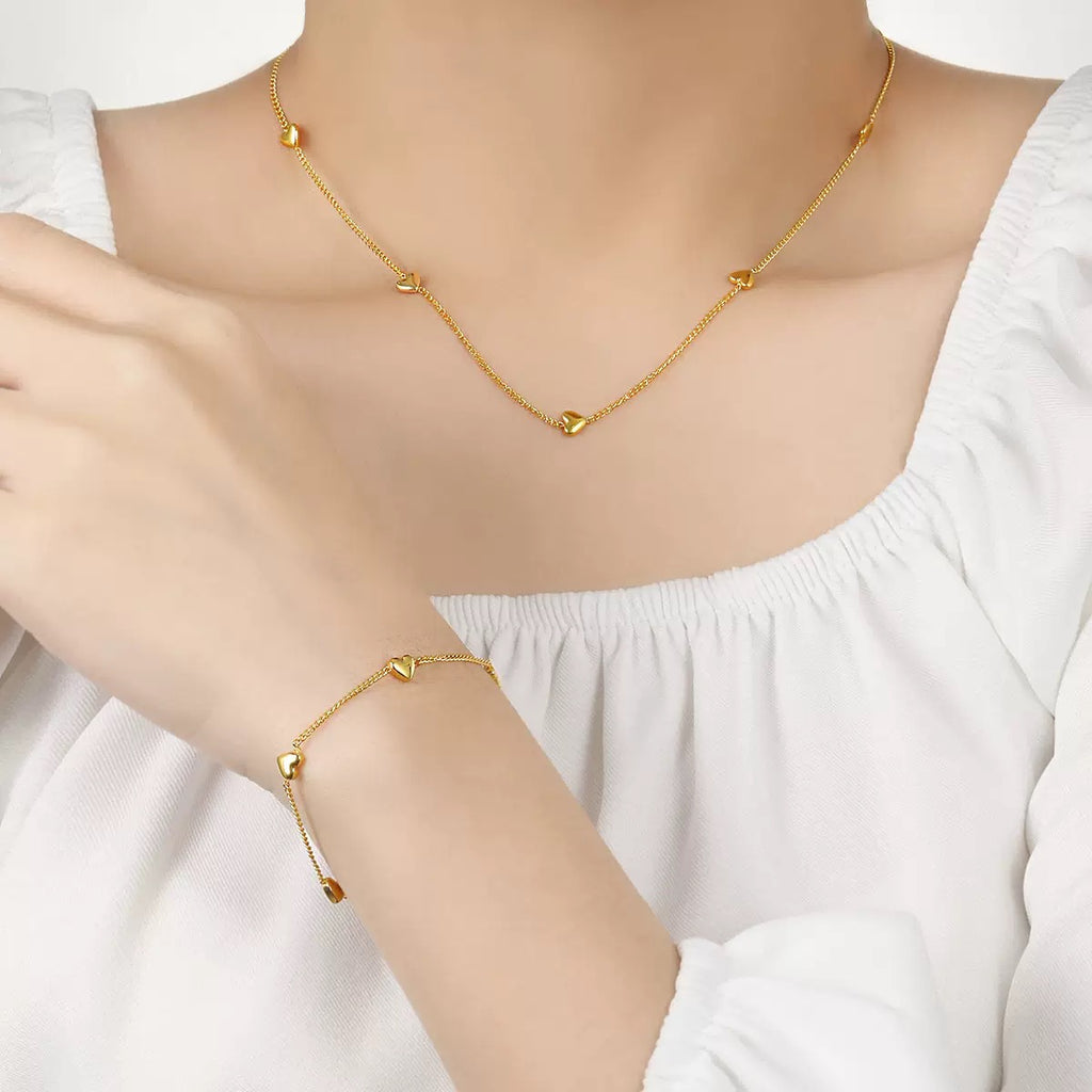 pulseira banhada a ouro #57