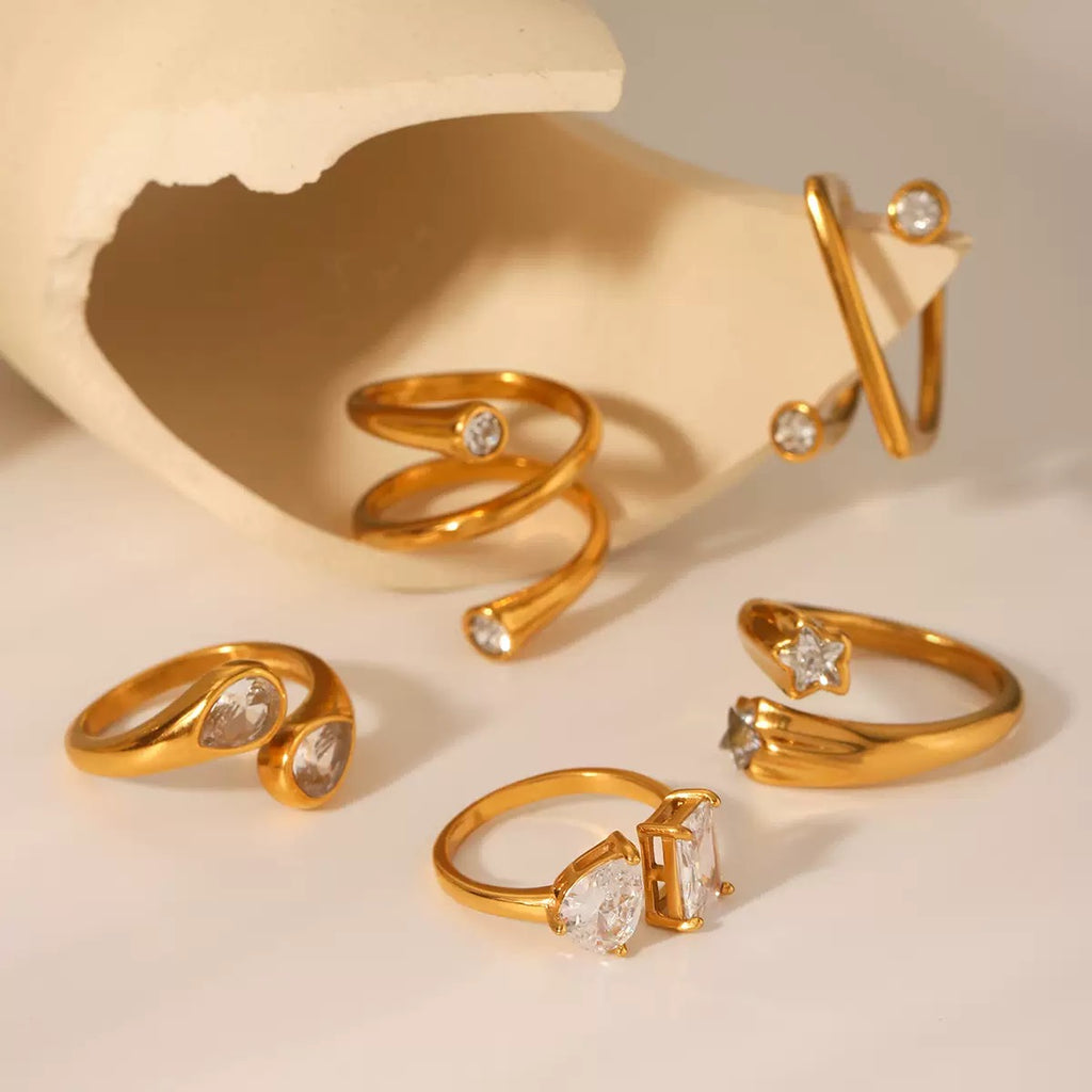 Anél de luxo leve #21