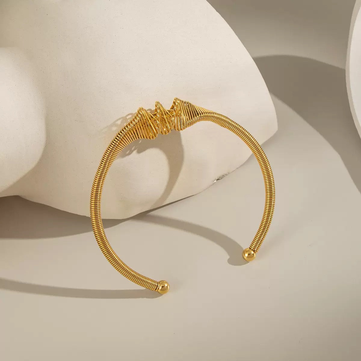 pulseira banhada a ouro #12