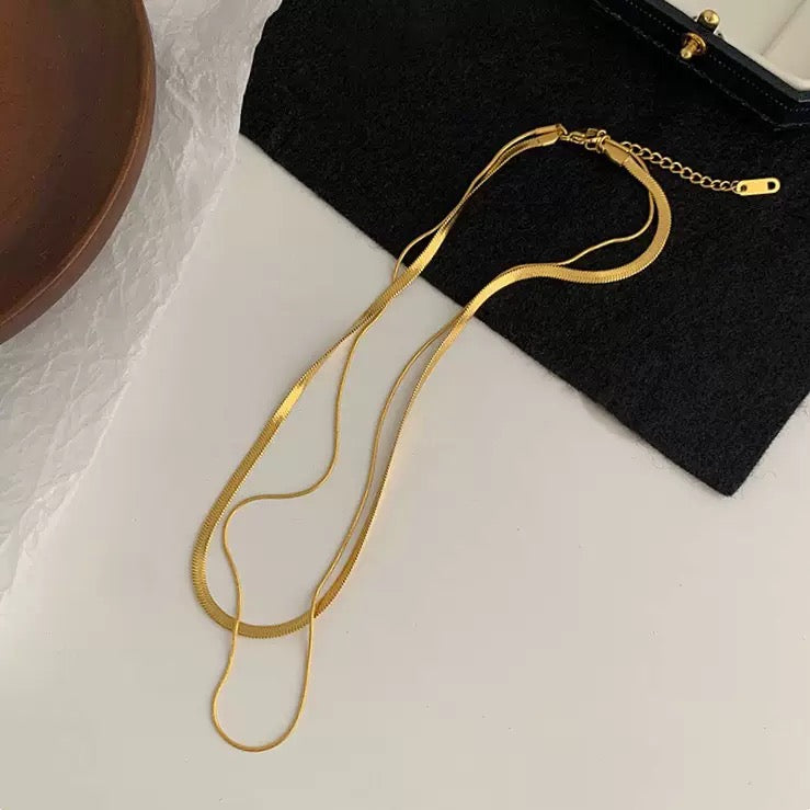 18k #21 plated necklace