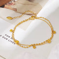 pulseira banhada a ouro #69