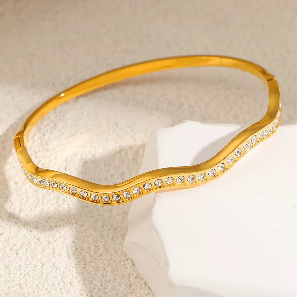 pulseira banhada a ouro #07