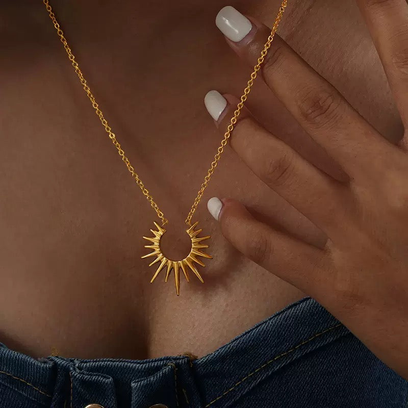 Gold plated necklace #73