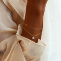 pulseira banhada a ouro #26