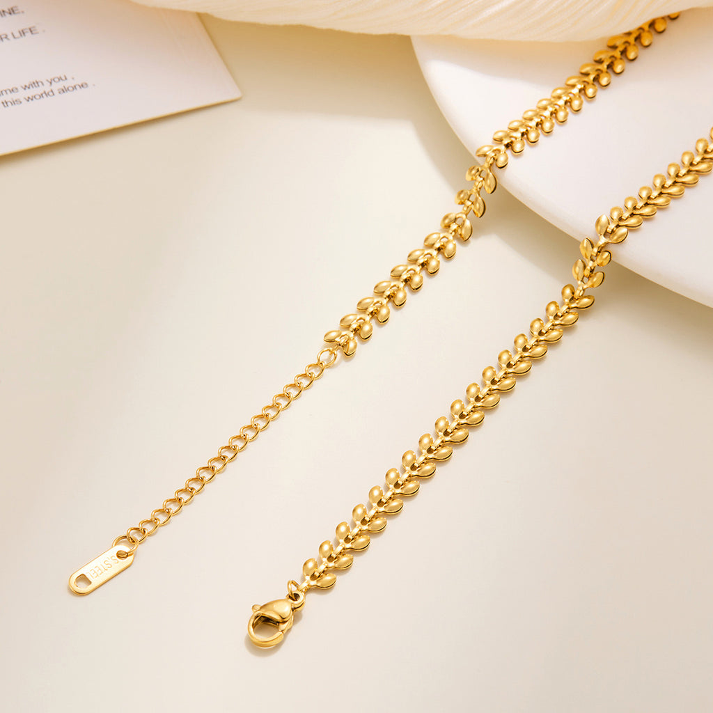 pulseira banhada a ouro #43