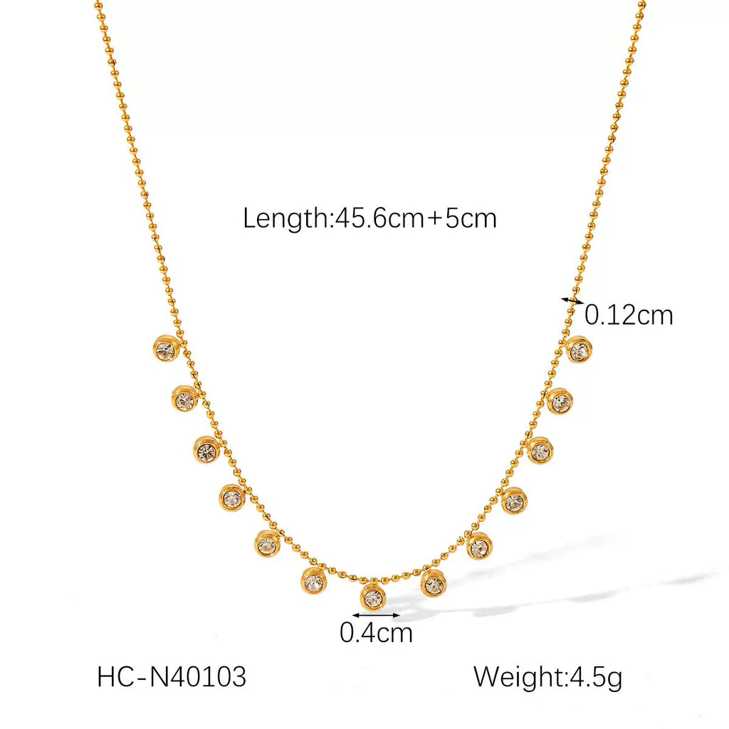 Colar banhado a ouro #39