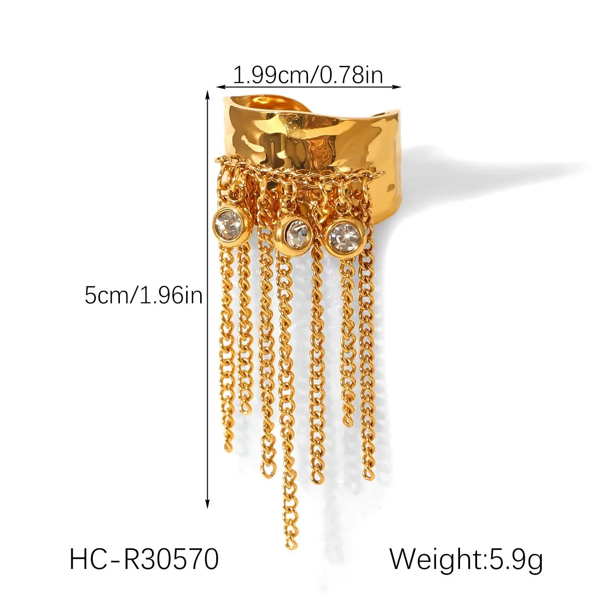 Anél de luxo leve #20