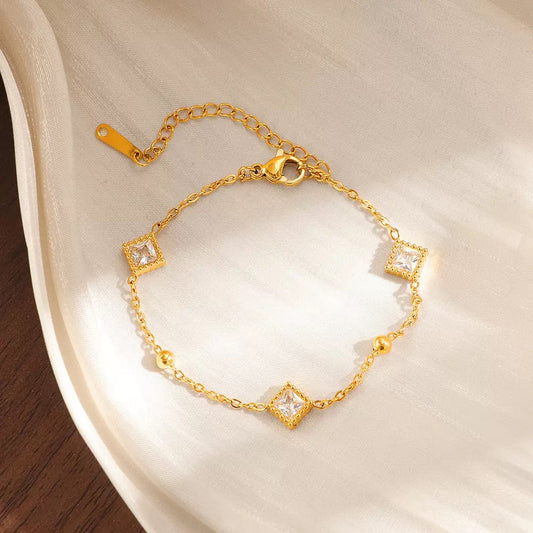 pulseira banhada a ouro #34