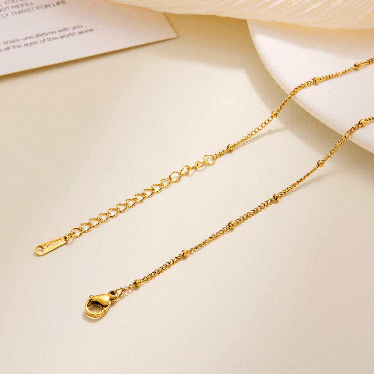 pulseira banhada a ouro #43