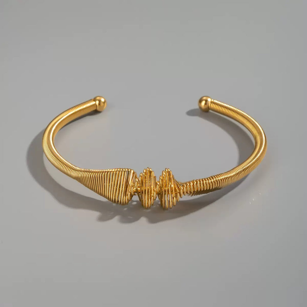 pulseira banhada a ouro #12