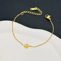 pulseira banhada a ouro #55
