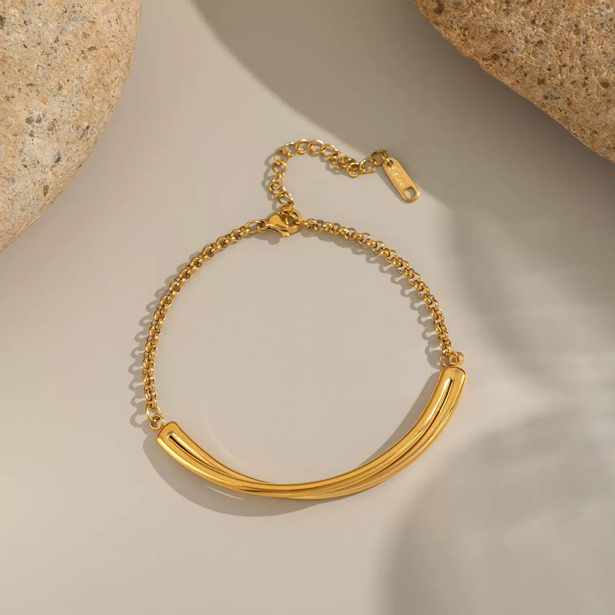 pulseira banhada a ouro #07