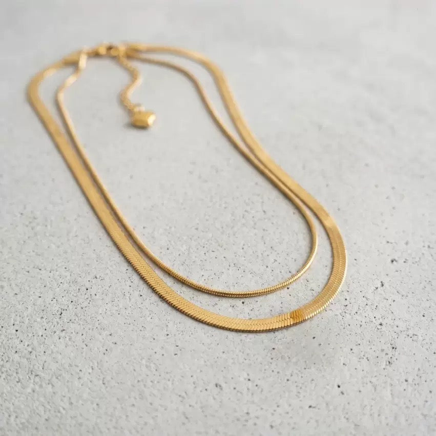 18k #21 plated necklace
